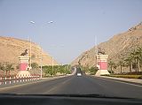 Muscat 05 Al Bustan 01 Road On The Way On the way to Al Bustan, a pair of horses framed the highway.